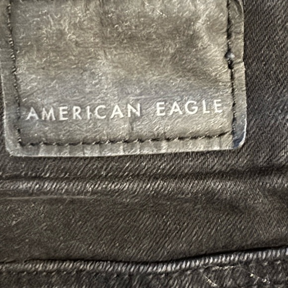 American Eagle Black Denim Skirt. Size 10 - Picture 3 of 7
